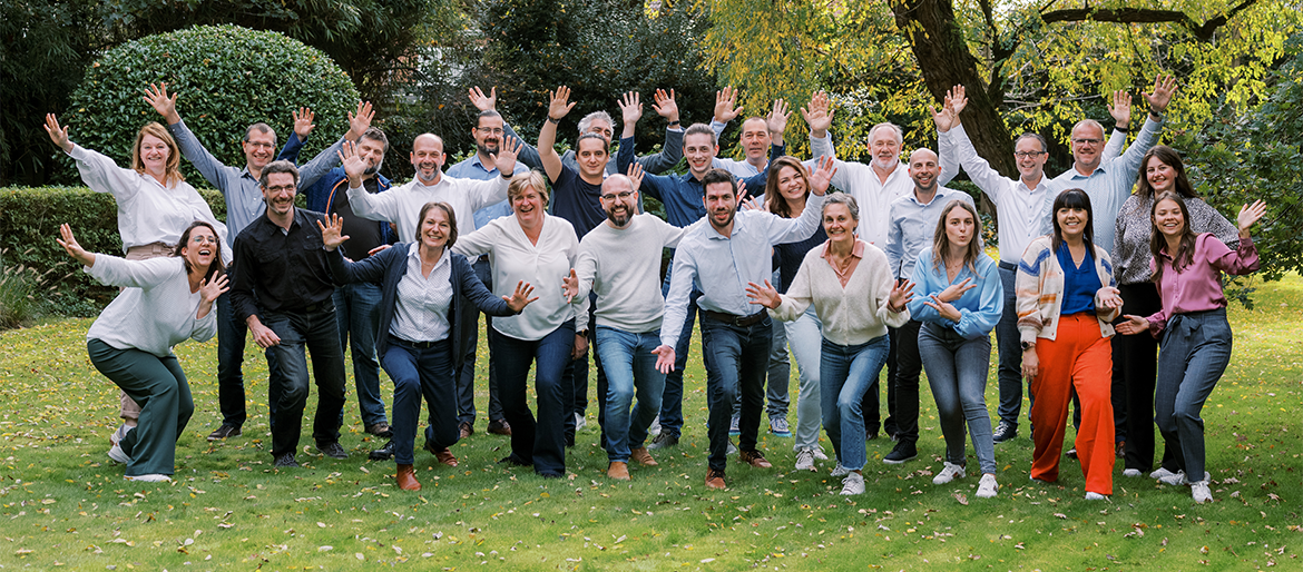 Een deel van het UniPartners team